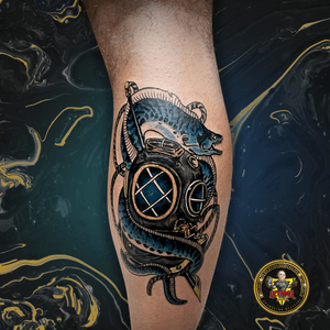 Venture into the depths of artistry with a monster eel donning a diving helmet, crafted by the masterful hands of Mr. Wick at Lethal Ink Pattaya. Dive deep, ink lovers! 🐟💉
#Eeltattoo #DivingHelmetTattoo #LethalInkThailand
