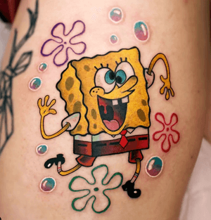 Spongebob Tattoo! #spongebob #cartoon #nickelodeon