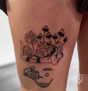 Fine Line Tattoo By Claudia Fedorovici In Amsterdam #finelinetattoo #finelinetattooartist #claudiafedorovici #tempesttattooamsterdam