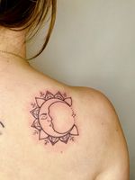 Sun and Moon Tattoo