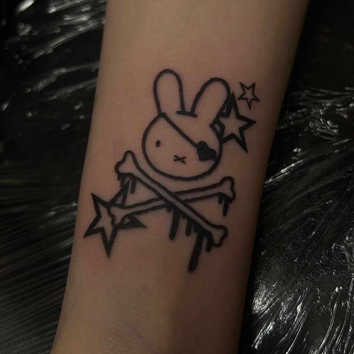 Pirate Miffy Tattoo by Zanzi La Vey • Tattoo uploaded by Zanzi La Vey