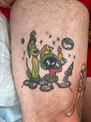 Marvin the Martian and K9. healed. 