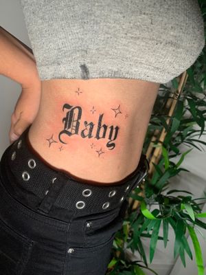 Check out this stunning lettering tattoo by the talented artist jadeshaw_tattoos. It combines intricate details with powerful words for a truly one-of-a-kind design.