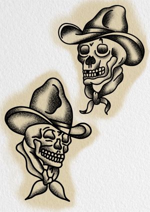 Cowboy skulls