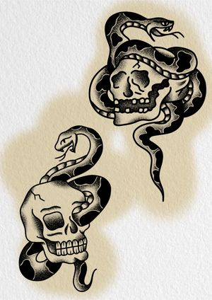 Snake skulls