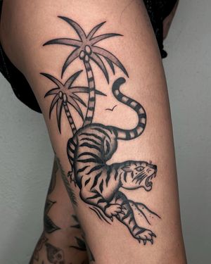 By Judd Bowman @juddbowman at Tiger Club Tattoo in Honolulu Hawaii