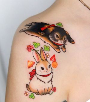 Bunnies by loveyoontoo