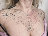 Symmetrical Chest Tattoo