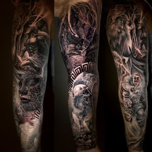 Sleeve project Vikings vs Spartans 