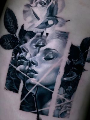 #portrait #blackandgrey #rosetattoo #realism #realistictattoo #judas #tattooistjudas @tattooist_judas