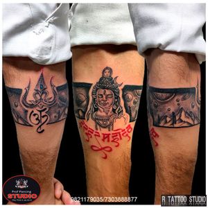 Shiva band tattoos Mahadev Tattoos . . . . #shiva #shivaband #shivabandtattoo #mahadevtattoo #mahakalbandtattoo #shiva #trishultattoo #trilokinath #trishul #kedarnath #bandtattoo #omnamhashivaya #lordshiva #lord #mahadevtattoo #trilokinath #bandshivatattoo #shivay #band #bandtattoo #rtattoostudio #ghatkoparwest #tattooidea #tattooed #tattoogallery 