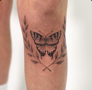butterfly and leaf wrap 