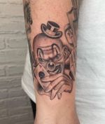 Clown with Ace Tattoo