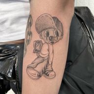 Sad Clown Tattoo