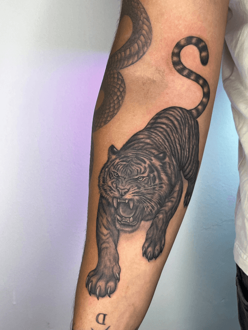 Crouching Tiger Tattoo