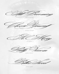 The designs shown are for inspiration. You can bring your own text, word, name, quote or phrase, and I’ll create a custom design inspired by this style. Price depends on the size and placement of the tattoo.