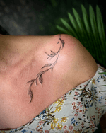 Shoulder Vine Tattoo