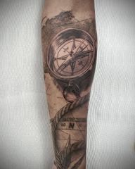 Vintage navigation concept, sleeve in progress! #ink #inked #tattoo #tattoos #tattoolife #tattooartist #melbourne #melbournetattoo #tattoomelbourne #artist #art #illustration #australia #tar #melbourneart ##realism ##the_inkmasters #thedailytattoo #compasstattoo #vintagetattoo #kwadron #bishop