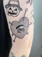 Heart with Eye and Pins