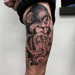 Odin work in progress. Ikonikinktattoos.com