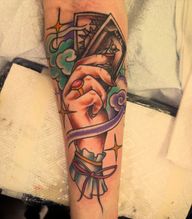 Filling up Erin’s arm for a complete sleeve. Done @jinxprooftattoos For an appointment or consultation just contact me; -DM -Text -Email -Fill out form in the link in bio -Stop by the shop