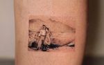 Couple in Landscape Tattoo