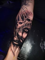 The enigmatic Hel, Norse goddess of the dead. Often feared, but truly a guardian of the deceased. Thanks to @dand1178 for supporting my art! If you're drawn to the darkness, let's collaborate on a piece that'll leave a lasting impression! Much love everyone 🤘♥🤘 Sponsors: @phucstyxtattoosupply @blackworkgloves @blackwork_supply @peakneedles @axysrotary @saniderm #darkart #abstractart #hel #norse #oldgods #abstracttattoo #coloradoartist #blackandgrey #tattooart #tattoodeaign #skull #skulls #darkartist @truetubes @truetattoosupply @sullenfamily @sullenclothing @allegoryink @inkcapitalconsulting @tattoobrewcoffeeco @bigtattygothgirlfriend @verucadulceofficial @darkartmovement @surreal_tattoo_dark @vegvisirbodyart