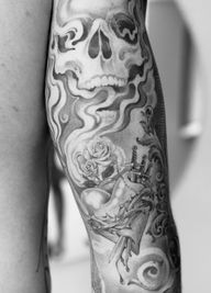 Gothic Skull and Heart