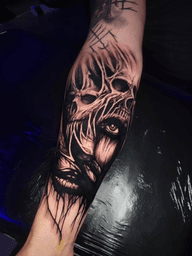 The enigmatic Hel, Norse goddess of the dead. Often feared, but truly a guardian of the deceased. Thanks to @dand1178 for supporting my art! If you're drawn to the darkness, let's collaborate on a piece that'll leave a lasting impression!
Much love everyone 🤘♥🤘
Sponsors: @phucstyxtattoosupply @blackworkgloves @blackwork_supply @peakneedles @axysrotary @saniderm
#darkart #abstractart #hel #norse #oldgods #abstracttattoo #coloradoartist #blackandgrey #tattooart #tattoodeaign #skull #skulls #darkartist @truetubes @truetattoosupply @sullenfamily @sullenclothing @allegoryink @inkcapitalconsulting @tattoobrewcoffeeco @bigtattygothgirlfriend @verucadulceofficial @darkartmovement @surreal_tattoo_dark @vegvisirbodyart