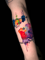 Had a really good time doing this one. Hope you guys like it as I do… #sandrosecchin #watercolourtattoo