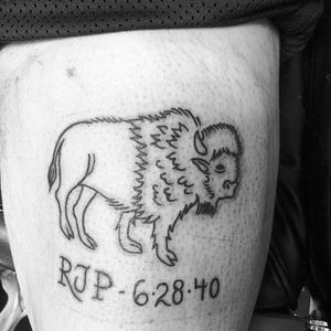 Buffalo tattoo by mrich8164 #buffalo #bison #mrichtattoo #7seastattoo #orchardpark