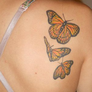 Butterfly tattoo by Anthony #butterfly #butterflies #girly 
