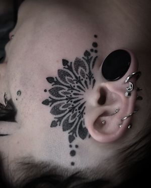 Dotwork tattoo style