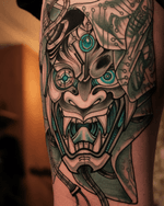Oni Mask Tattoo