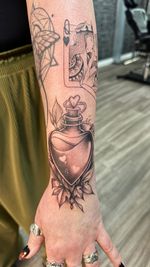 Heart-shaped Potion Bottle