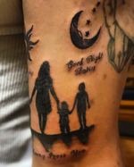 Memorial piece. Practice makes progress 🙏🏼 . . . . . . . . #art #artistsoninstagram #tattoo #tattoos #tattooapprentice #tattooideas #tattooartist #tattooart #blackandgreytattoo #suntattoo #moontattoo