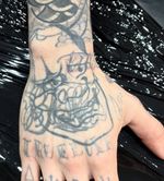 Challenging cover up 🔥 Done at @disturbiatattoo #darkart #darkartist #tattoo #londontattoo #tattooshopnearme