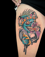 Stylized Hyena Figure