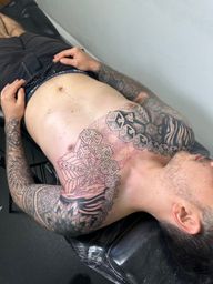 Geometric Chest Piece