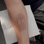 Embracing Figures Line Art