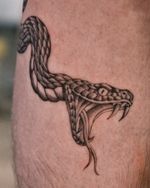 snake wrapping around the leg @satch.bookings to book in📲