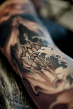 Abstract Wave Tattoo