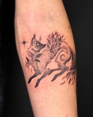 Enchanted Fox Tattoo