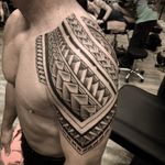 Polynesian-Inspired Shoulder Piece