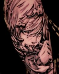 Vinland saga⚔️ 📍Based in West Kensington, London 📌Bookings are available. . . . #vinlandsaga #animetattoo #animetattoos #animetattooartist #londontattoo #londontattooartist #halfsleevetattoo
