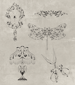 Ornate Dragonfly Tattoo Design