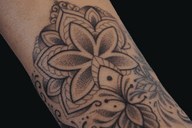 Floral Tattoo (Close-Up)