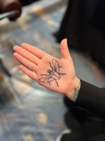 First tattoo at Days Of The Dead Atlanta! KP is such a tough person 🥰 thanks for always trusting me and making these memories together.