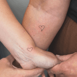 Matching Hand-Drawn Hearts