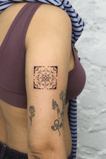 Ornamental Square Tattoo